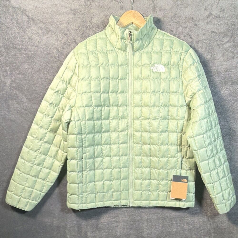 The North Face Thermoball Men’s Lightweight Puffer Jacket XL Full Zip Green